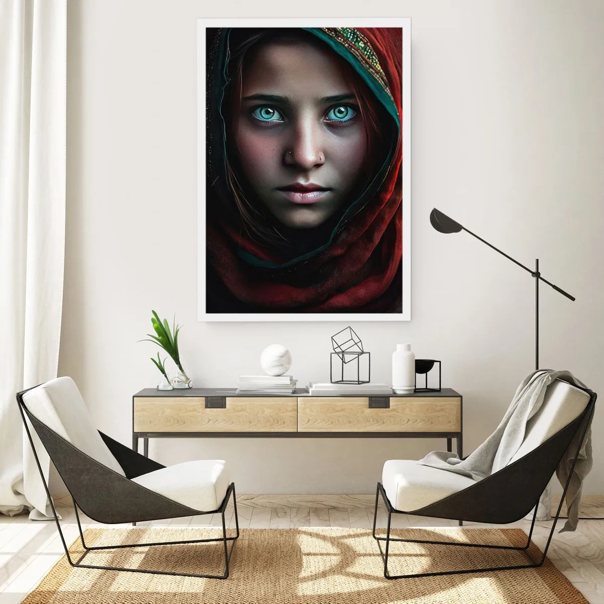 Affiche - Poster - Princesse orientale - 40x50 cm