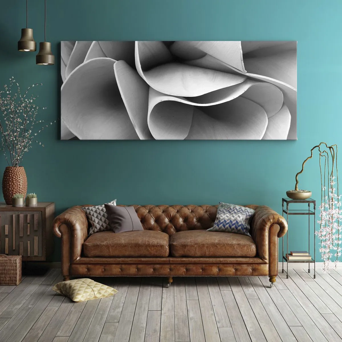 Impression sur toile - Image sur toile - Il s'en passe dans l'espace - 100x40 cm