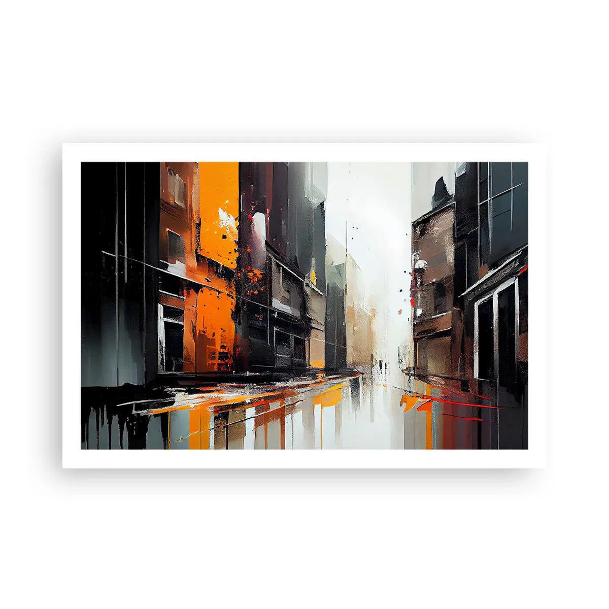 Affiche - Poster - Jour de pluie - 91x61 cm