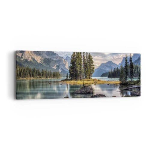 Impression sur toile - Image sur toile - Sous les grandes eaux claires - 90x30 cm