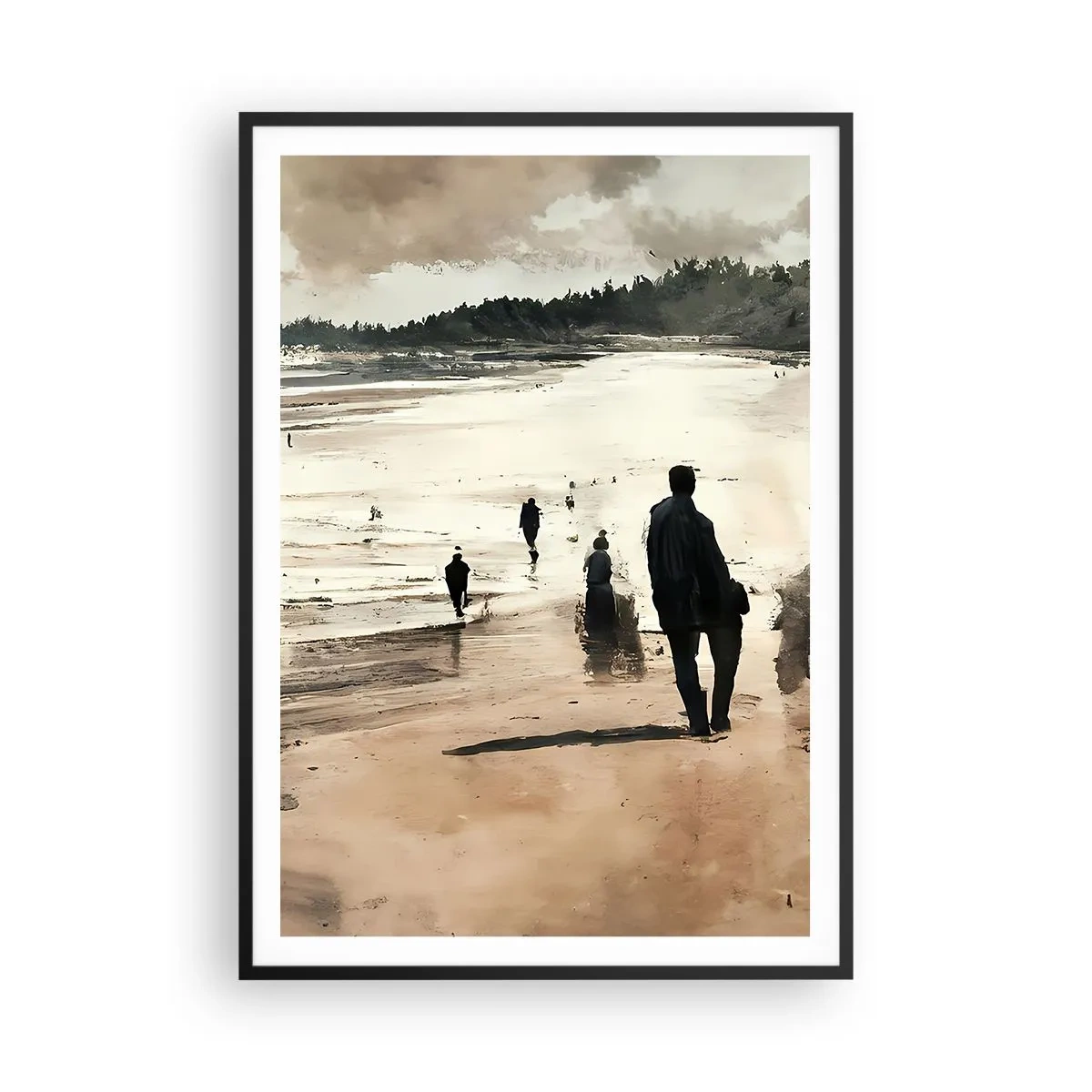 Affiche dans un cadre noir - Poster - Invoqué - 70x100 cm