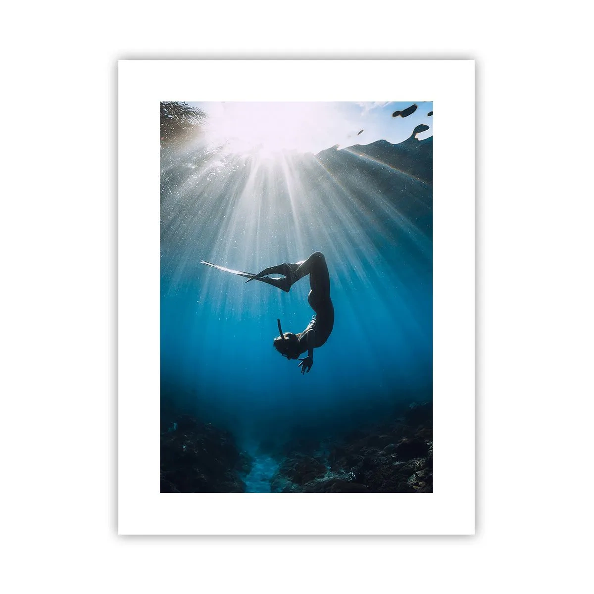 Affiche - Poster - Dans sous-marine - 30x40 cm