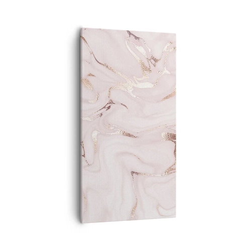 Impression sur toile - Image sur toile - Dans un châle rose - 55x100 cm