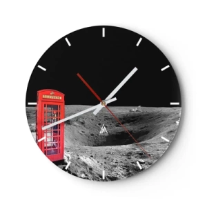 Horloge murale - Pendule murale - Une blague cosmique - 40x40 cm
