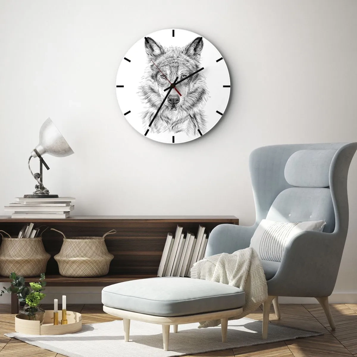 Horloge murale - Pendule murale - Un leader né - 30x30 cm