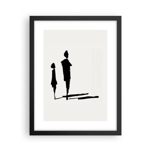 Affiche dans un cadre noir - Poster - Êtes-vous sûr qu'ils sont ensemble ? - 30x40 cm