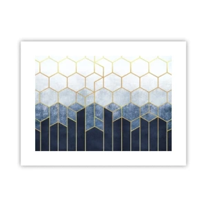 Affiche - Poster - Composition en rythme syncopé - 40x30 cm