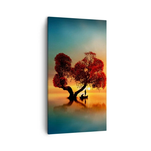 Impression sur toile - Image sur toile - Plénitude et éloignement sans monde - 45x80 cm