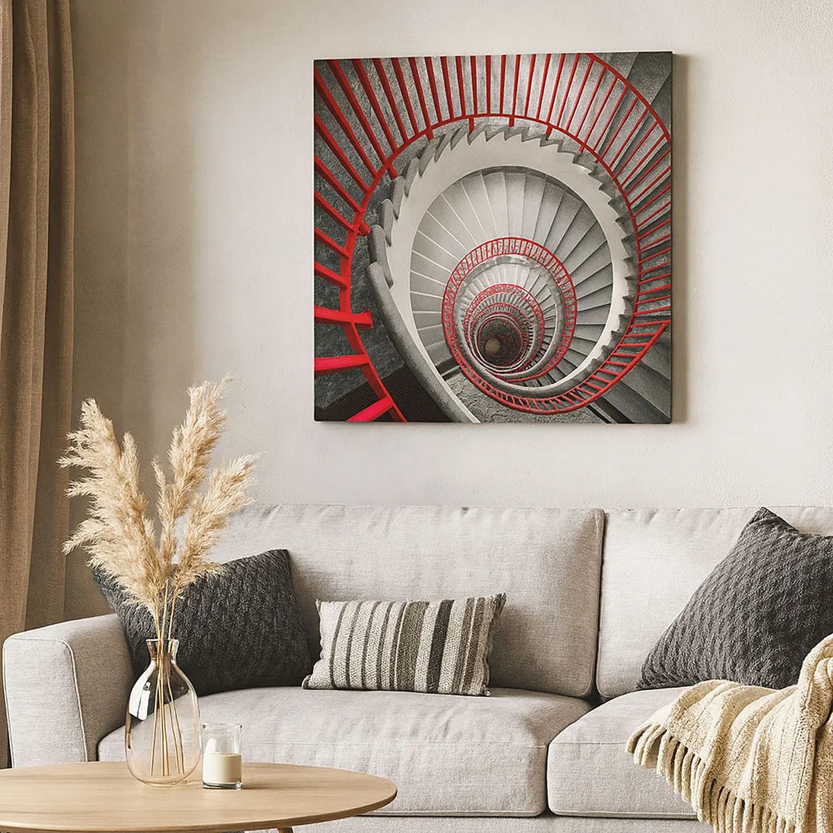 Impression sur toile - Image sur toile - Amusement architectural - 30x30 cm