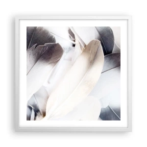 Affiche dans un cadre blanc - Poster - Presque angélique - 50x50 cm