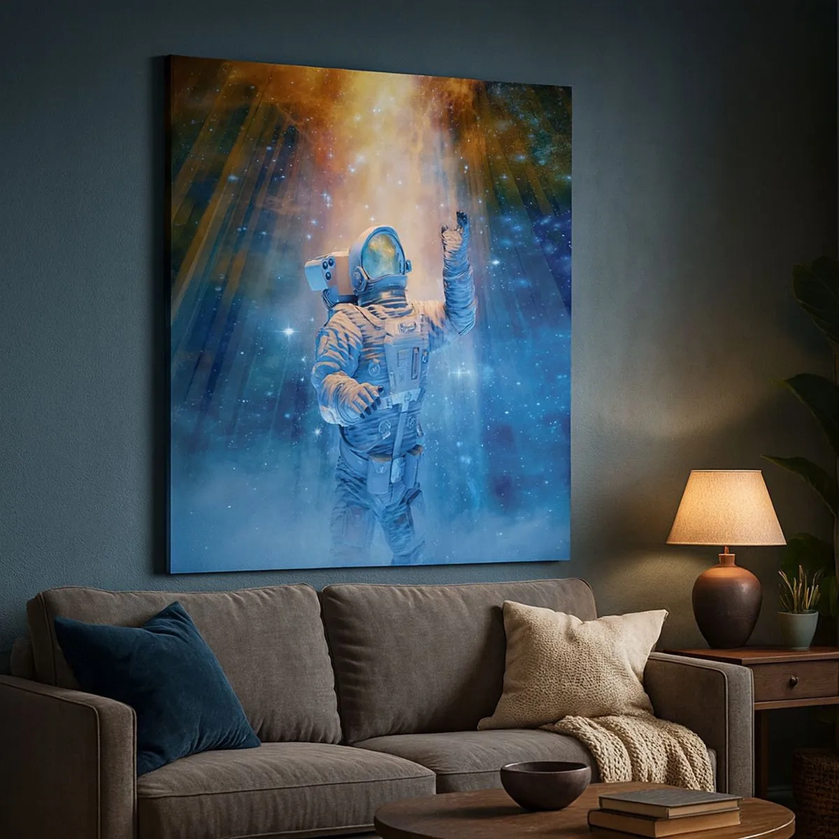 Impression sur toile - Image sur toile - Enfin arrivé - 30x30 cm