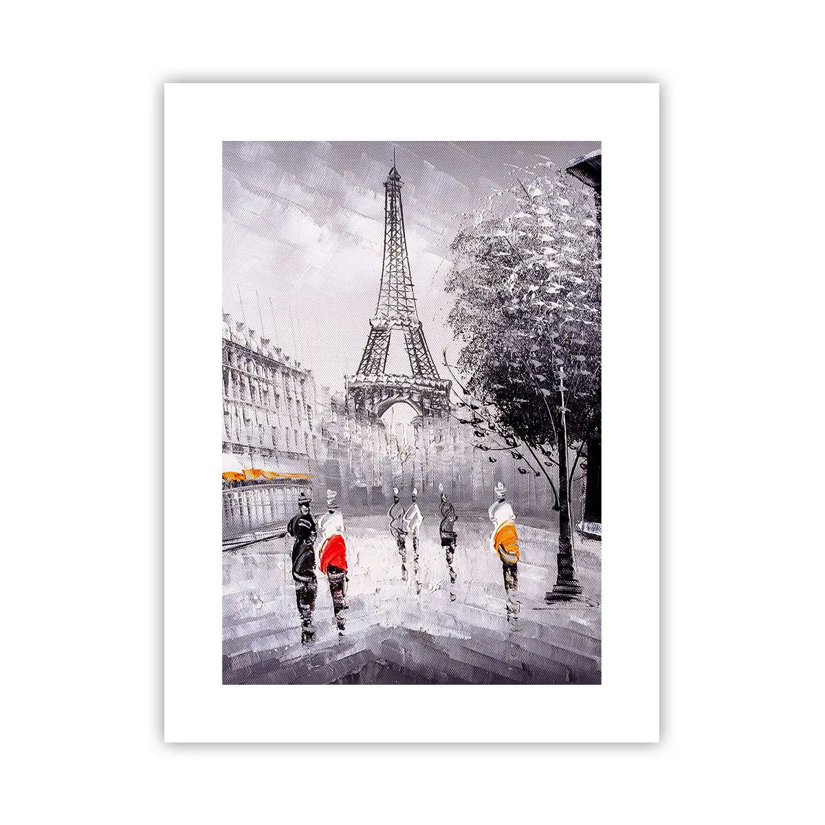 Affiche - Poster - Balade parisienne - 30x40 cm