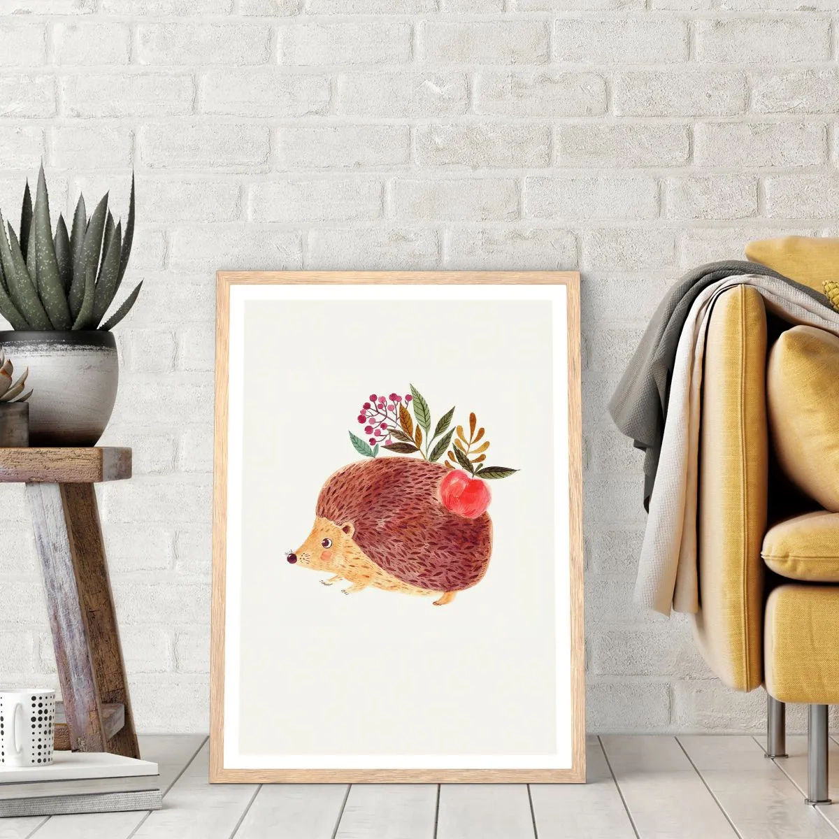 Affiche dans un chêne clair - Poster - Et tu m’apprécies déjà - 70x100 cm