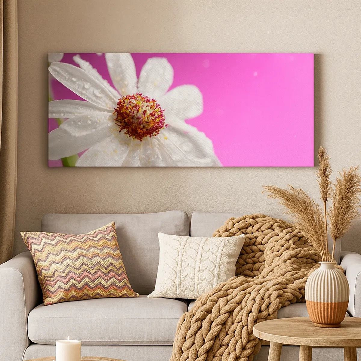 Impression sur toile - Image sur toile - Modeste dans sa beauté - 30x30 cm