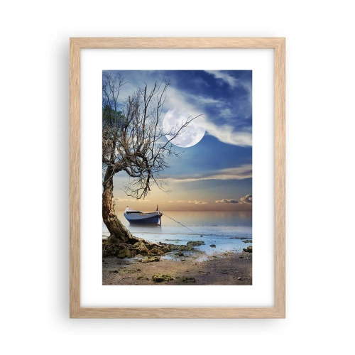 Affiche dans un chêne clair - Poster - Est-ce la fin ou le début ? - 30x40 cm