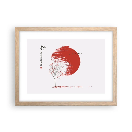 Affiche dans un chêne clair - Poster - Connaissez-vous ce pays ? - 40x30 cm