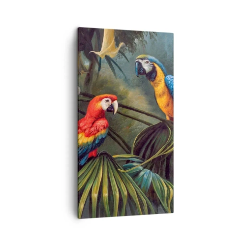 Impression sur toile - Image sur toile - Romantisme dans les tropiques - 45x80 cm