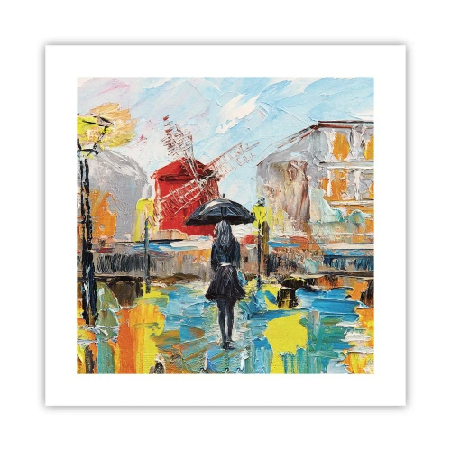 Affiche - Poster - Légende parisienne - 40x40 cm