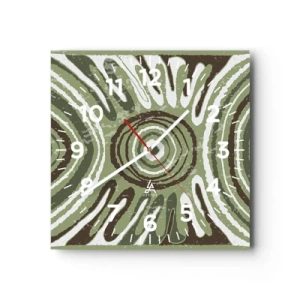 Horloge murale - Pendule murale - Une explosion d'émotions - 40x40 cm