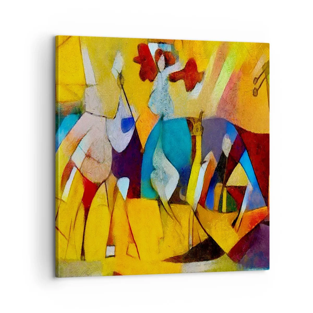 Impression sur toile - Image sur toile - Soleil - vie - joie - 60x60 cm