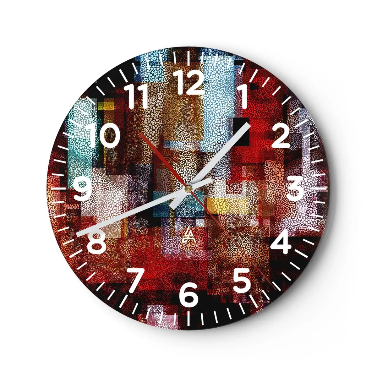 Horloge murale - Pendule murale - Mélange de confusions - 40x40 cm