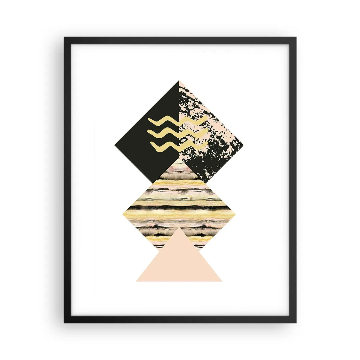 Affiche dans un cadre noir - Poster - Pas si simple - 40x50 cm