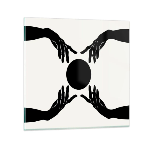 Impression sur verre - Image sur verre - Signe secret - 40x40 cm
