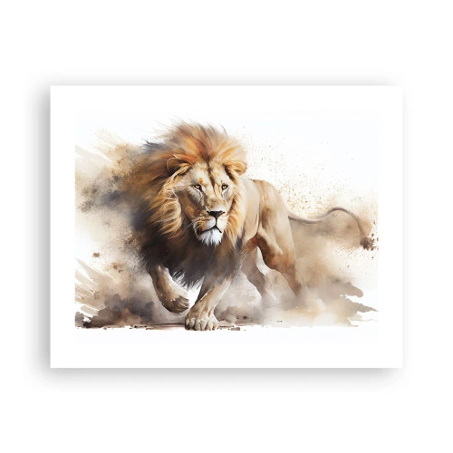 Affiche - Poster - Le roi bougea - 50x40 cm