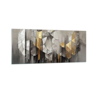 Impression sur verre - Image sur verre - Composition de glace et de lumière - 100x40 cm