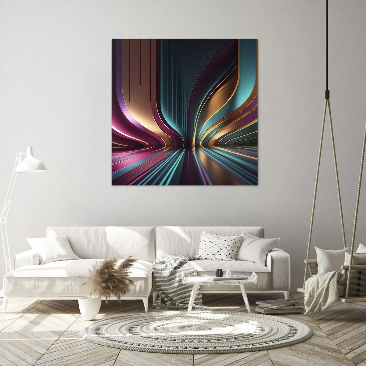 Impression sur toile - Image sur toile - Architektura światła - 70x70 cm