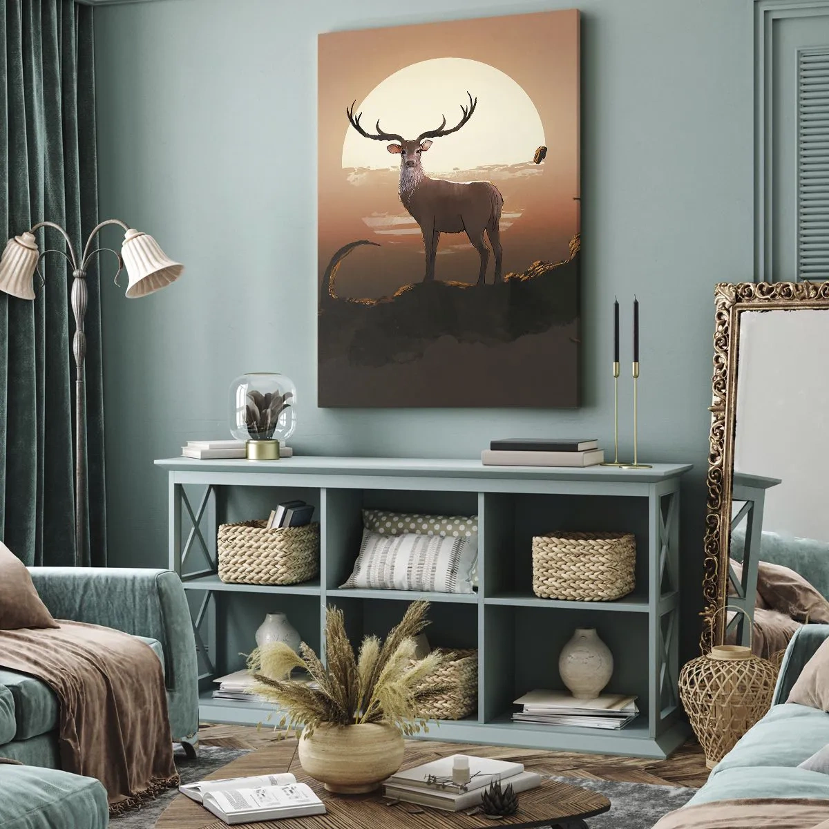 Impression sur toile - Image sur toile - Cette nuit ne ressemble à aucune autre - 55x100 cm