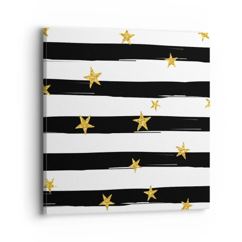 Impression sur toile - Image sur toile - Nous sommes tous nés sous une bonne étoile - 40x40 cm