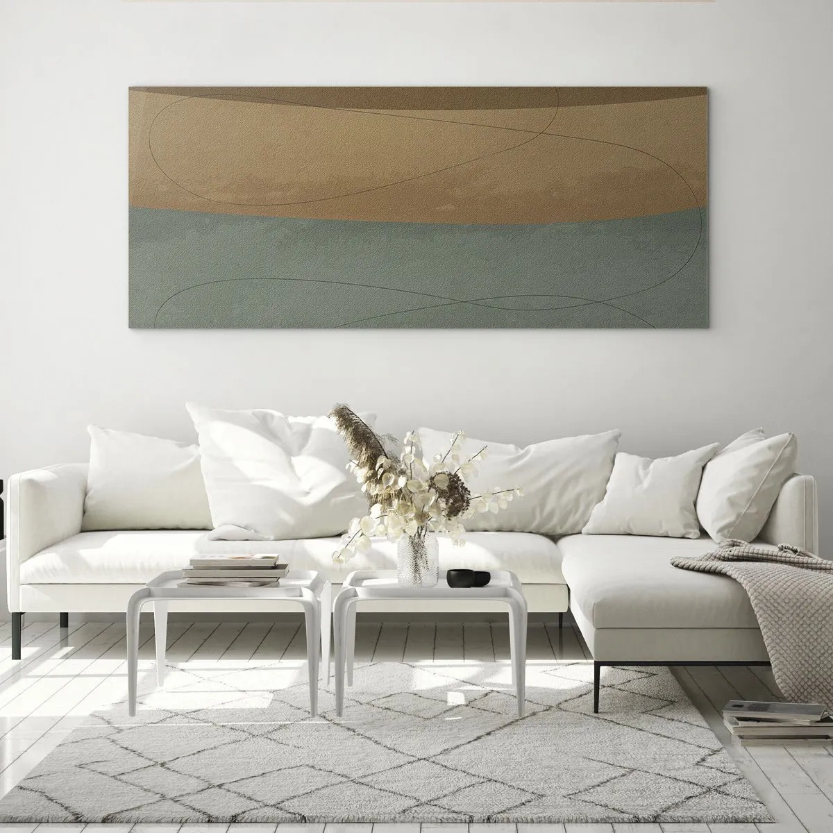 Impression sur verre - Image sur verre - Composition horizontale - 100x40 cm
