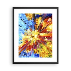 Affiche dans un cadre noir - Poster - In medias res - 40x50 cm