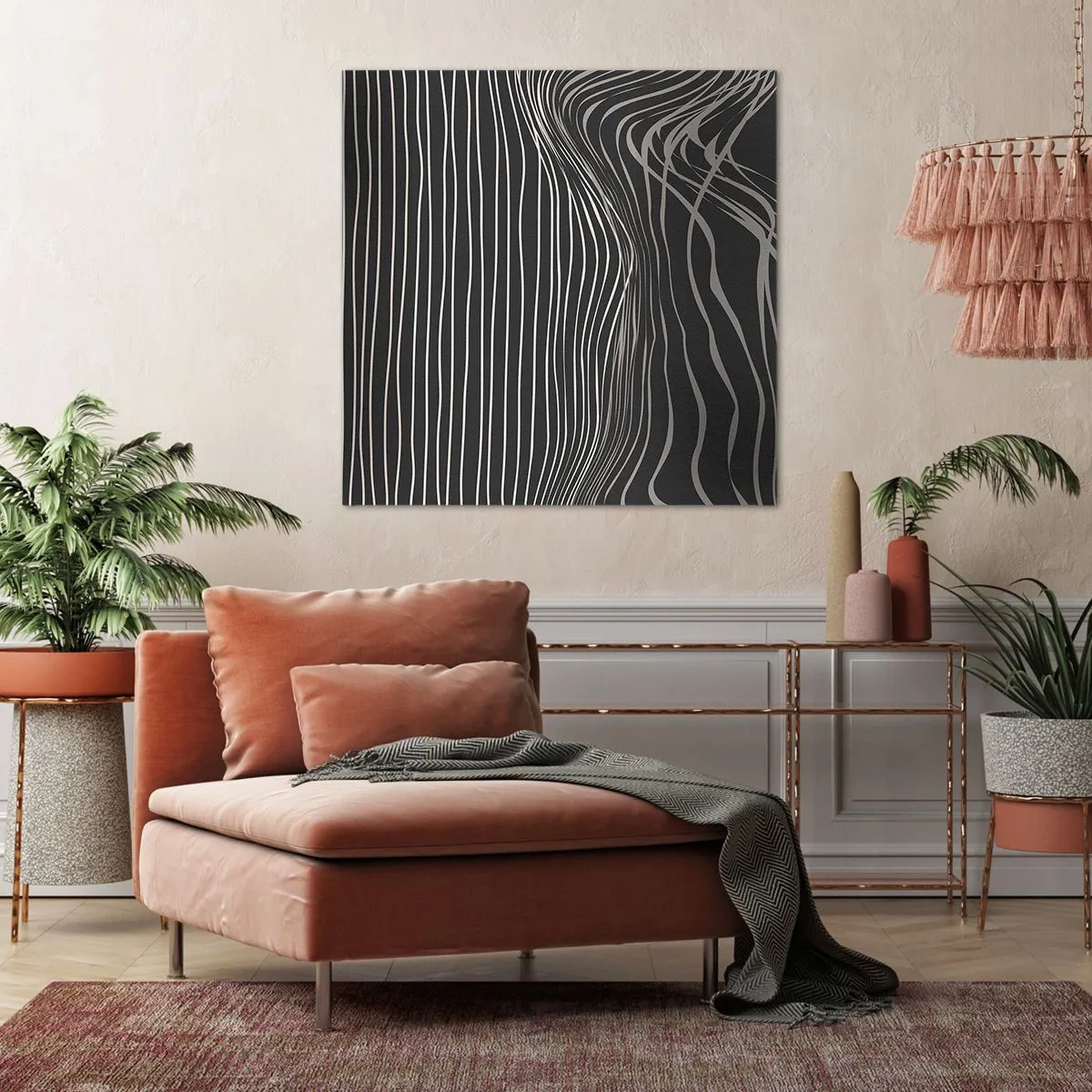 Impression sur toile - Image sur toile - Rythme et accent - 60x60 cm