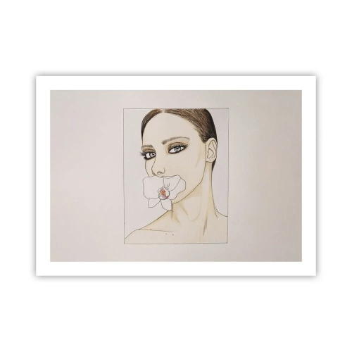 Affiche - Poster - Symbole de l'élégance et de la beauté - 70x50 cm