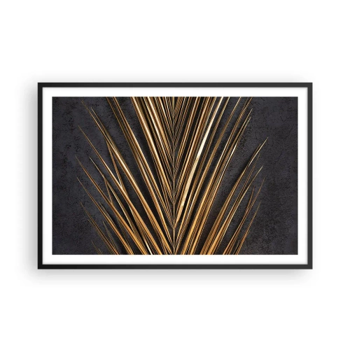 Affiche dans un cadre noir - Poster - L'or des tropiques - 91x61 cm