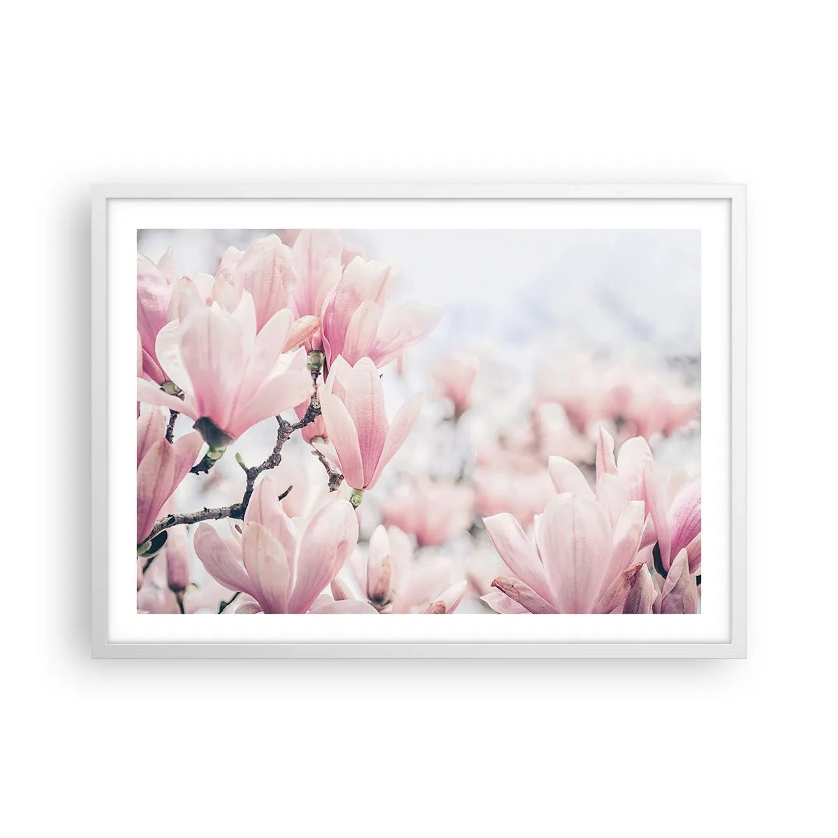 Affiche dans un cadre blanc - Poster - Idéal de la subtilité - 70x50 cm