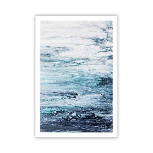Affiche - Poster - Une glace bleue - 61x91 cm