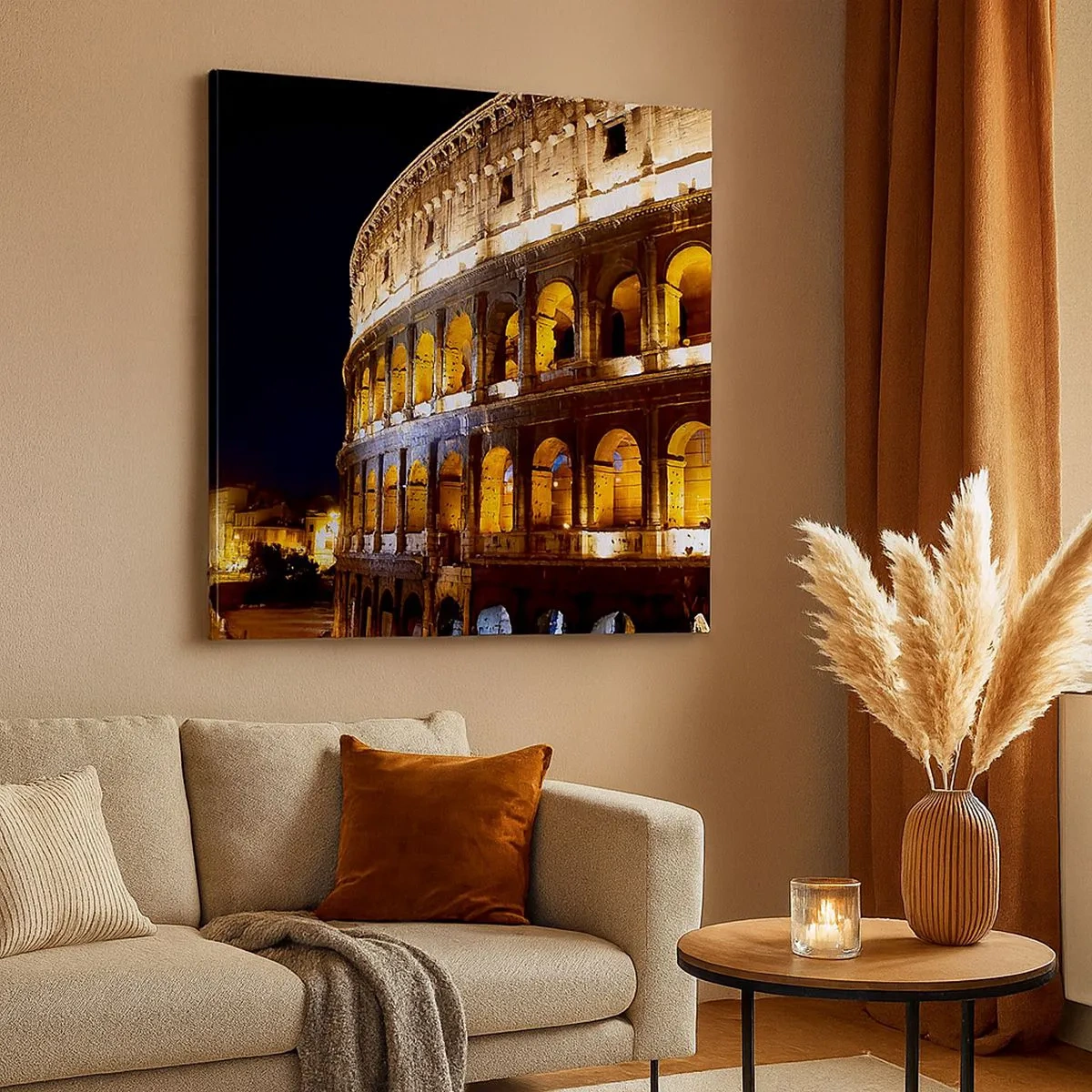 Impression sur toile - Image sur toile - Il est temps de commencer les Jeux - 30x30 cm