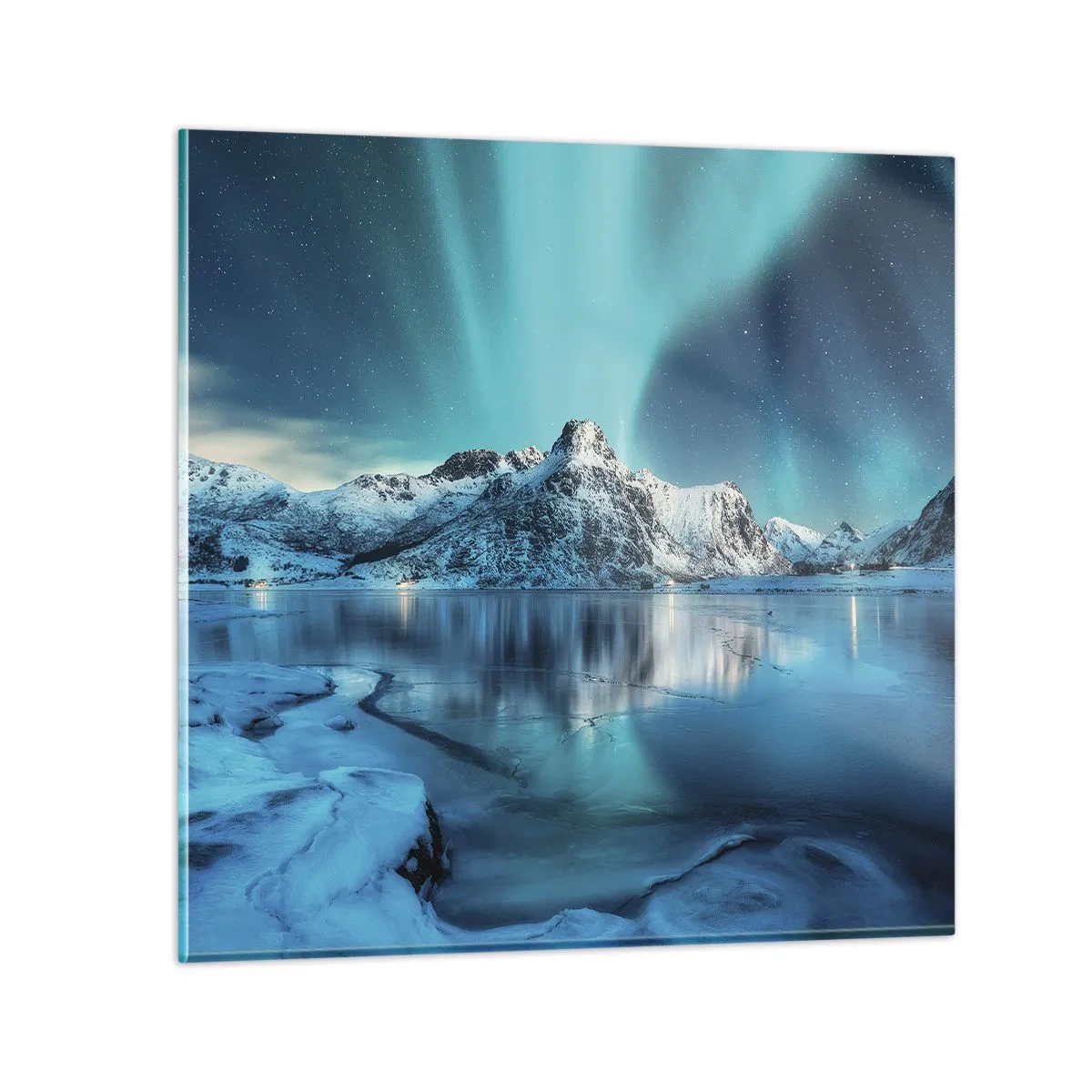 Impression sur verre - Image sur verre - Nuit de lumières - 60x60 cm