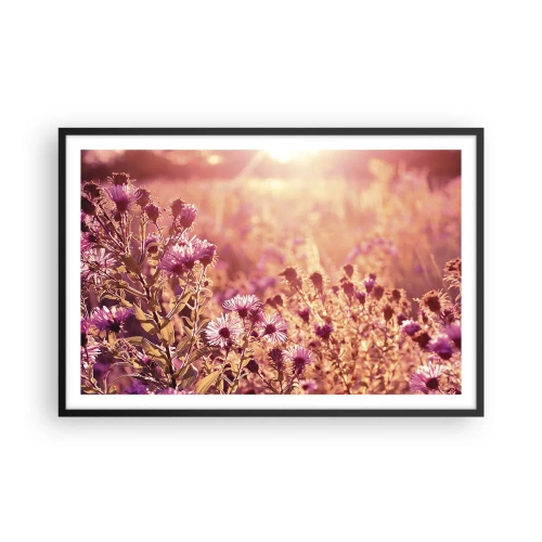 Affiche dans un cadre noir - Poster - Avant que l'été ne parte - 91x61 cm