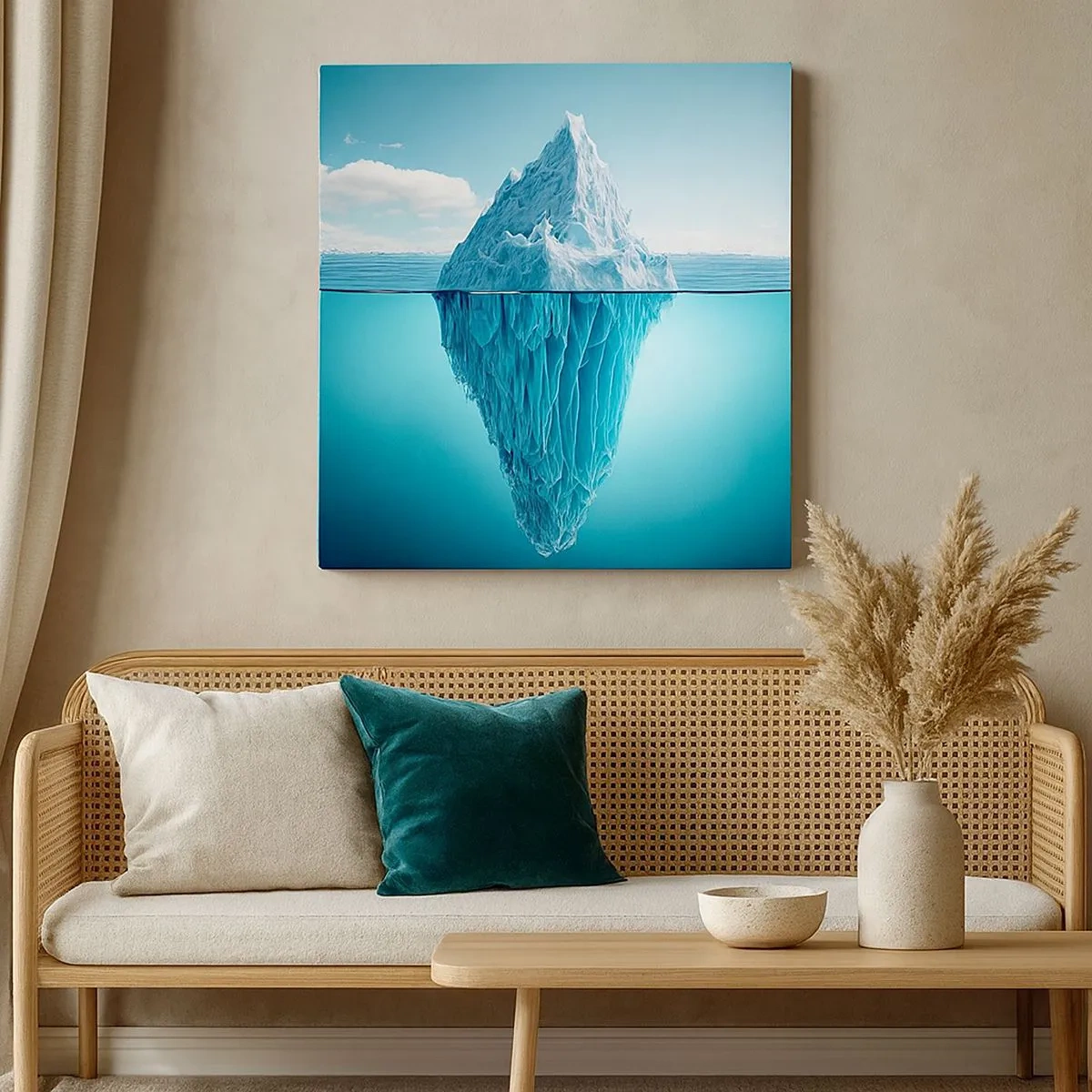 Impression sur toile - Image sur toile - Reine de Glace - 30x30 cm