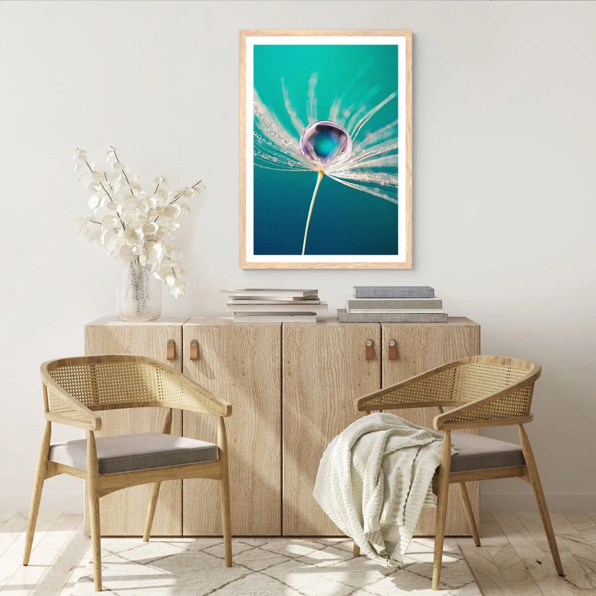 Affiche dans un chêne clair - Poster - Moment mystique - 61x91 cm