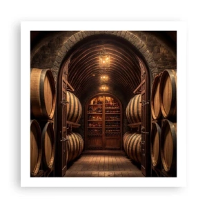 Affiche - Poster - Cave climatisée - 60x60 cm