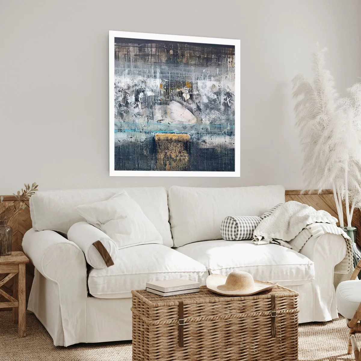 Affiche - Poster - Comme sur la glace, comme après décembre - 30x30 cm