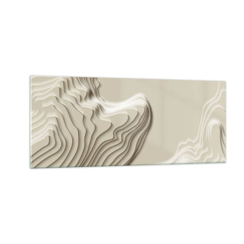 Impression sur verre - Image sur verre - Topographie artistique - 100x40 cm