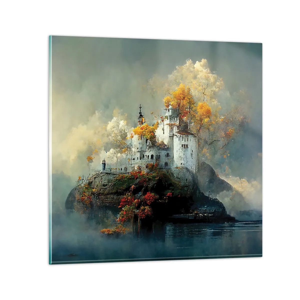 Impression sur verre - Image sur verre - Le début d'une histoire romantique - 50x50 cm