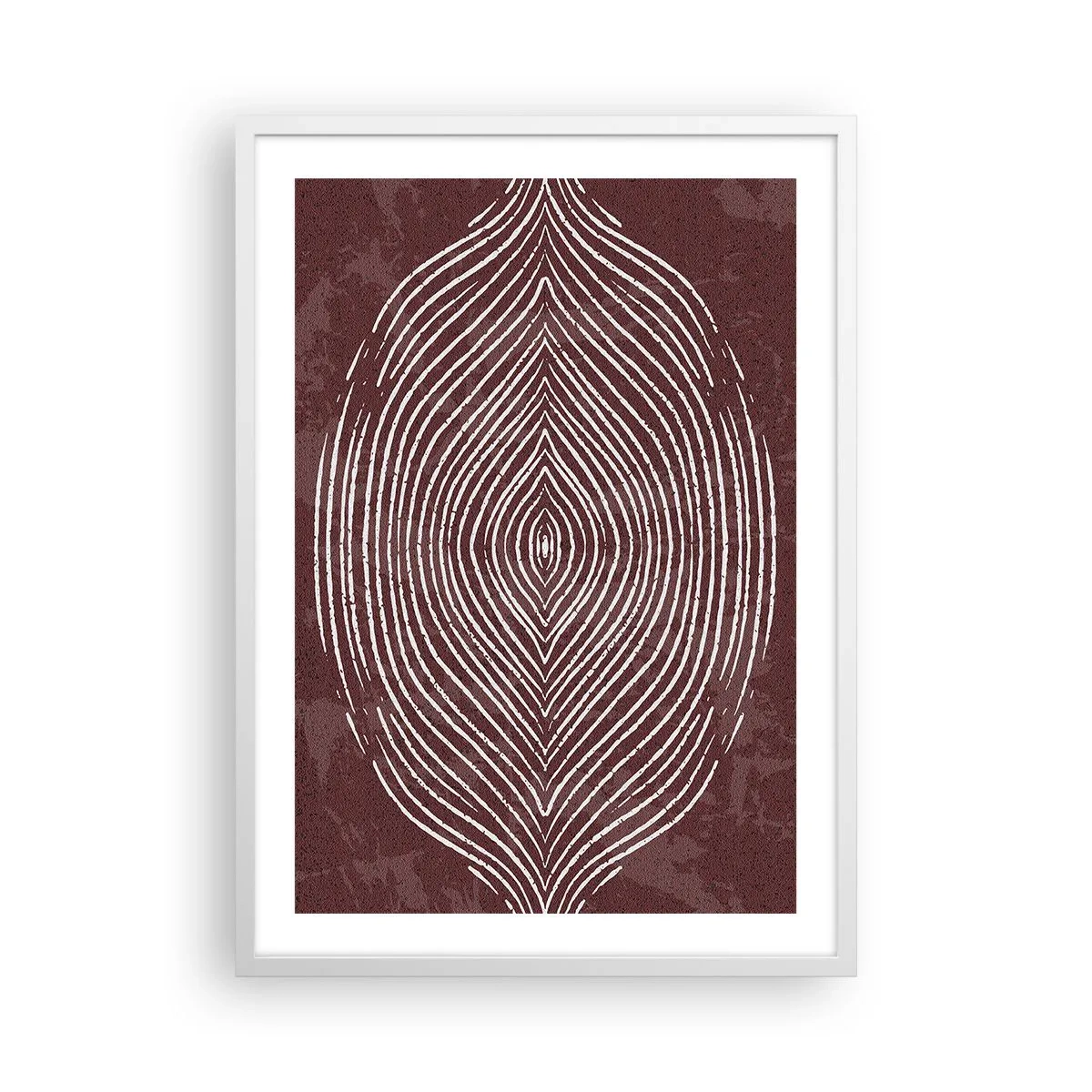 Affiche dans un cadre blanc - Poster - L'espace parle - 50x70 cm