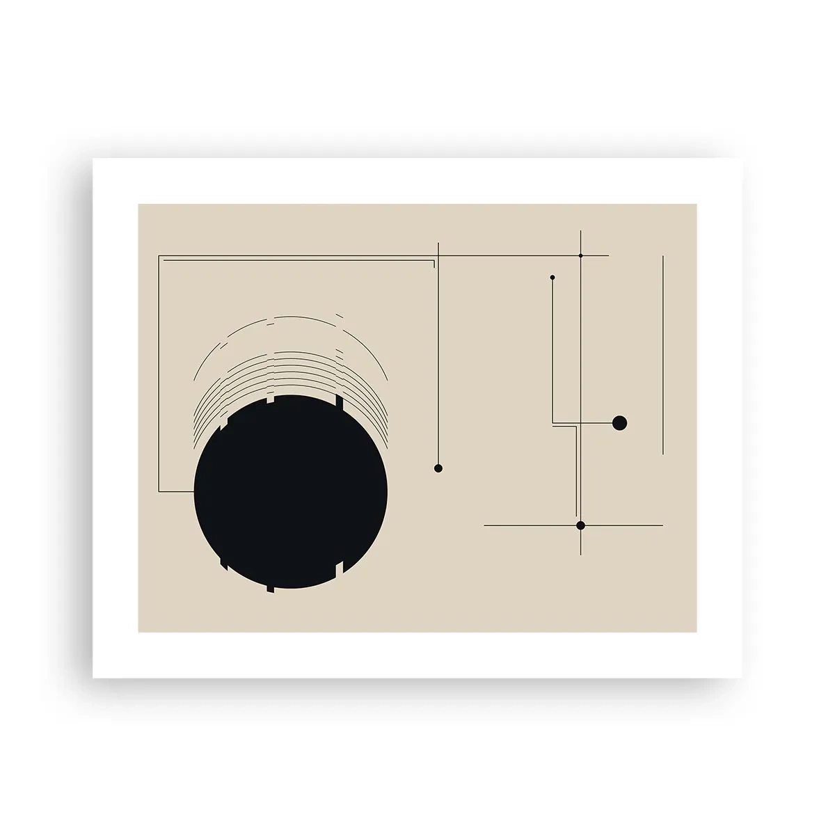 Affiche - Poster - Une composition flexible et dynamique - 50x40 cm